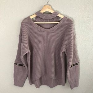 Cut out cozy sweater